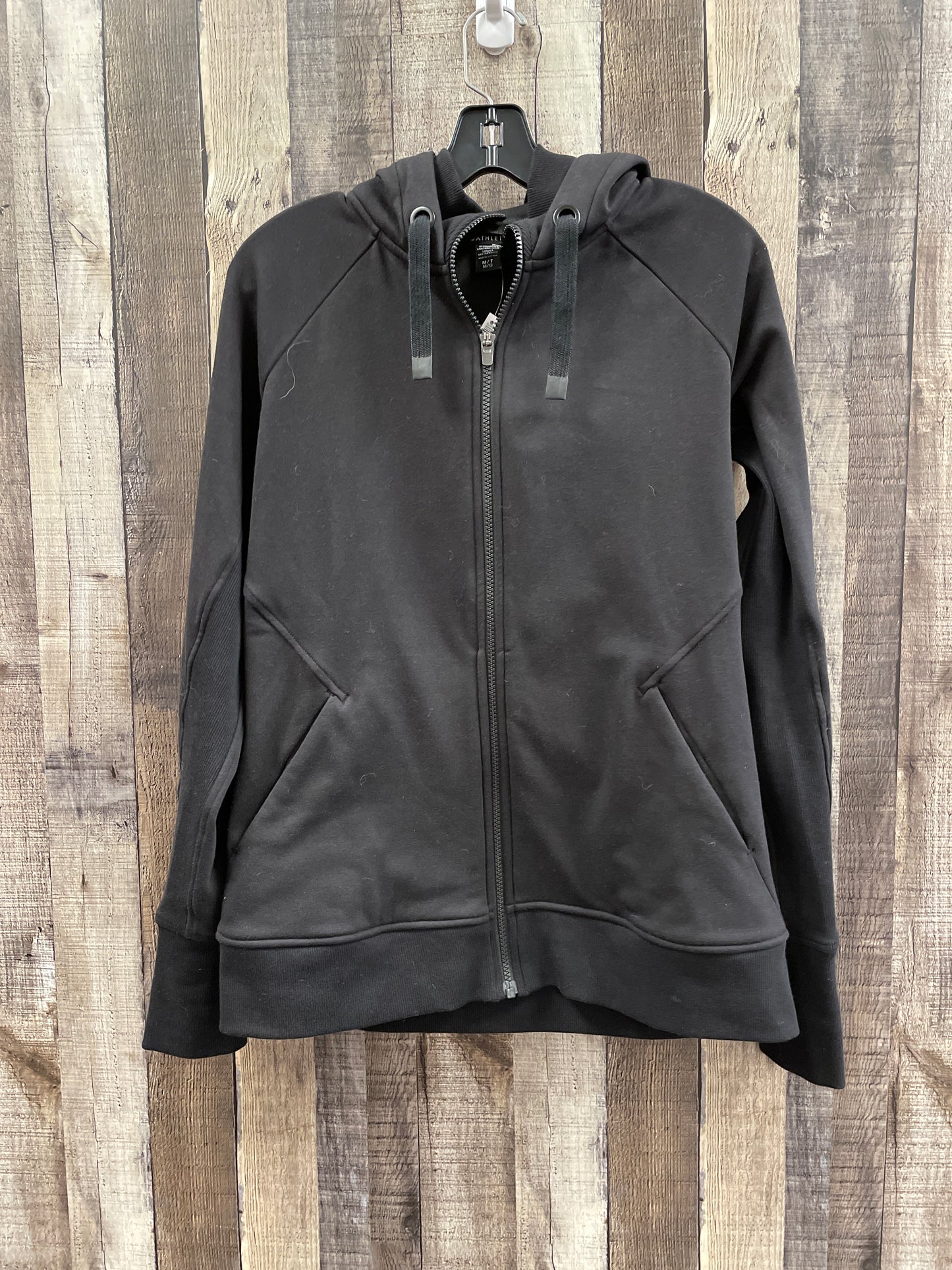 Athletic Jacket By Athleta In Black, Size: M