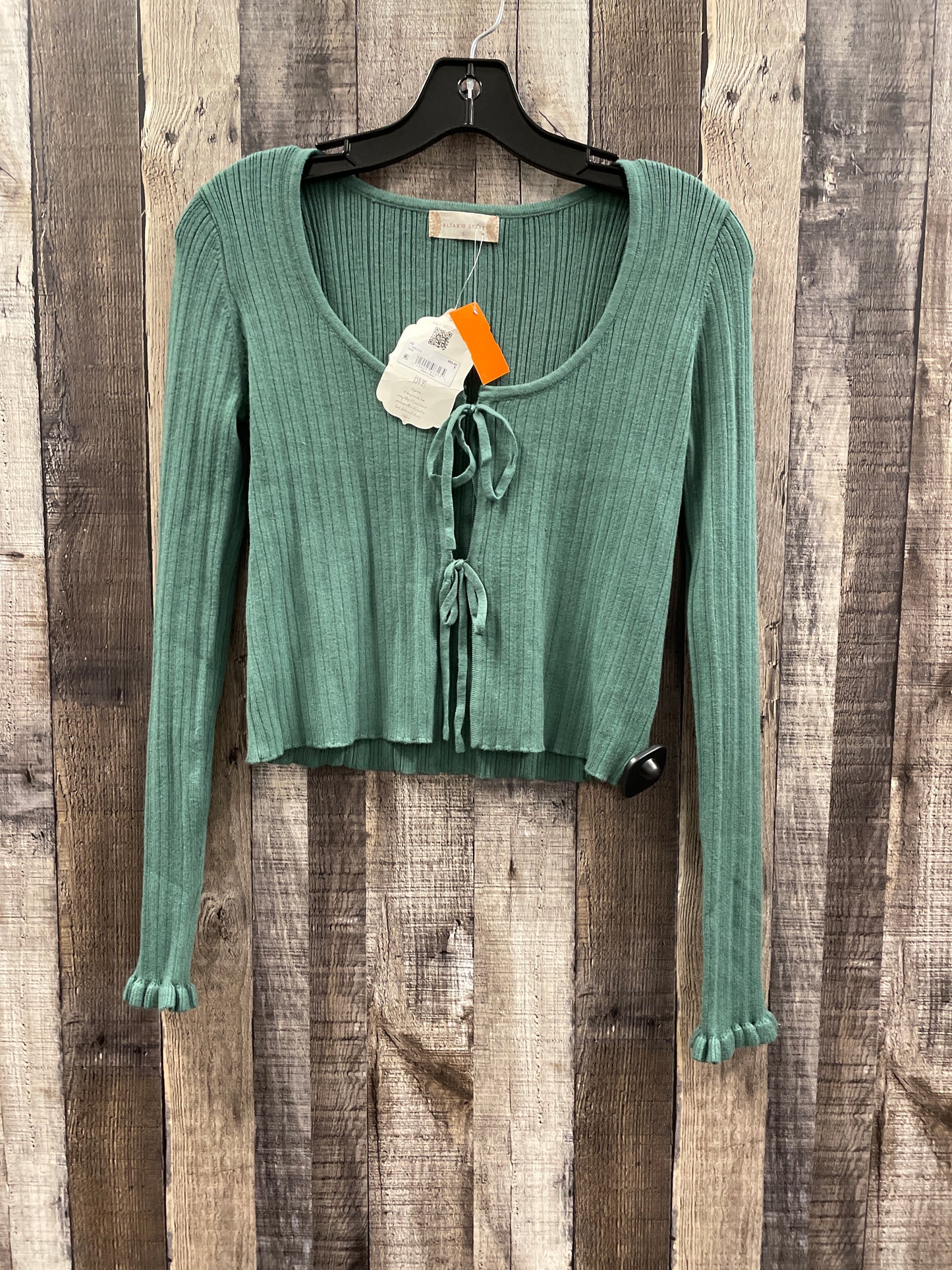 Top Long Sleeve By Altard State In Green, Size: S