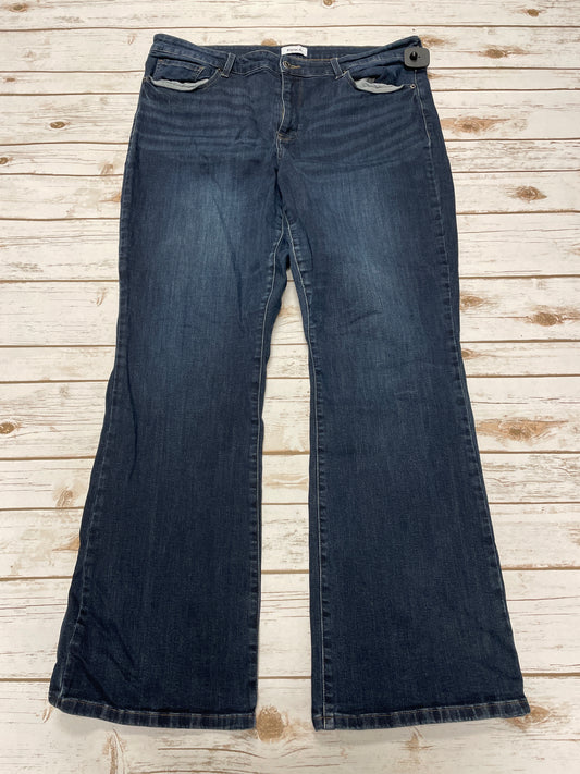 Jeans Straight By Pistola In Blue Denim, Size: 20