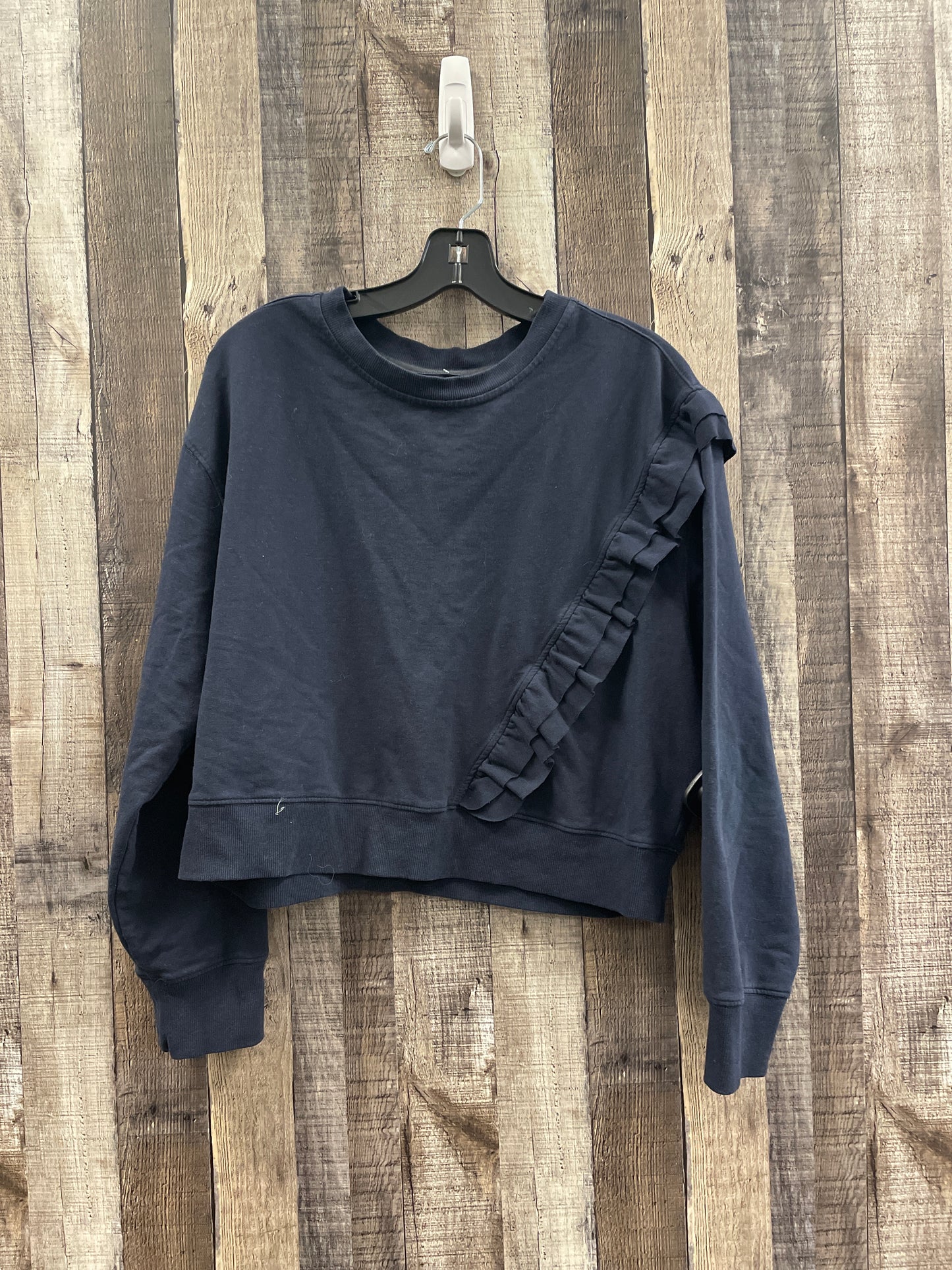 Sweatshirt Crewneck By Cme In Navy, Size: M