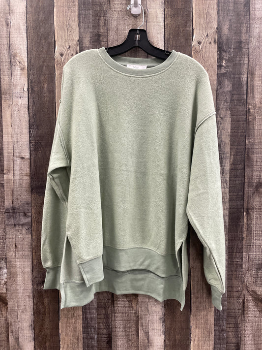 Sweatshirt Crewneck By Cme In Green, Size: S