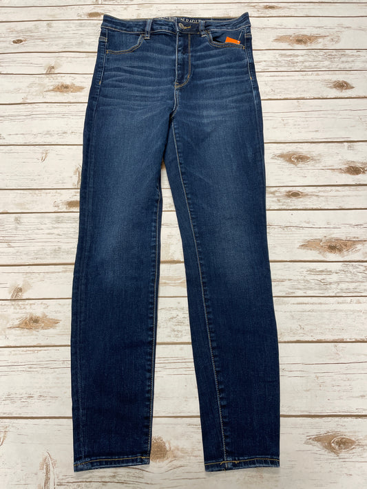 Jeans Jeggings By American Eagle In Blue Denim, Size: 10