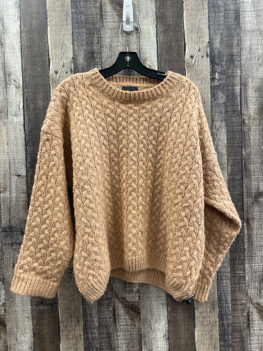 Sweater By Lumiere In Brown, Size: L