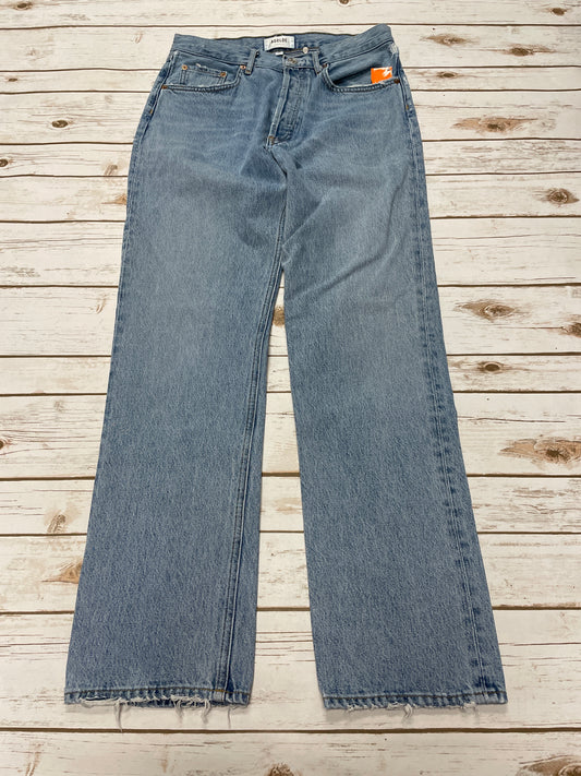 Jeans Straight By Agolde In Blue Denim, Size: 6