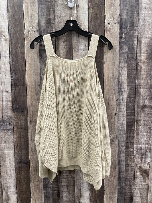 Sweater By Dreamers In Tan, Size: M