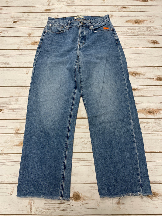 Jeans Straight By Madewell In Blue Denim, Size: 2