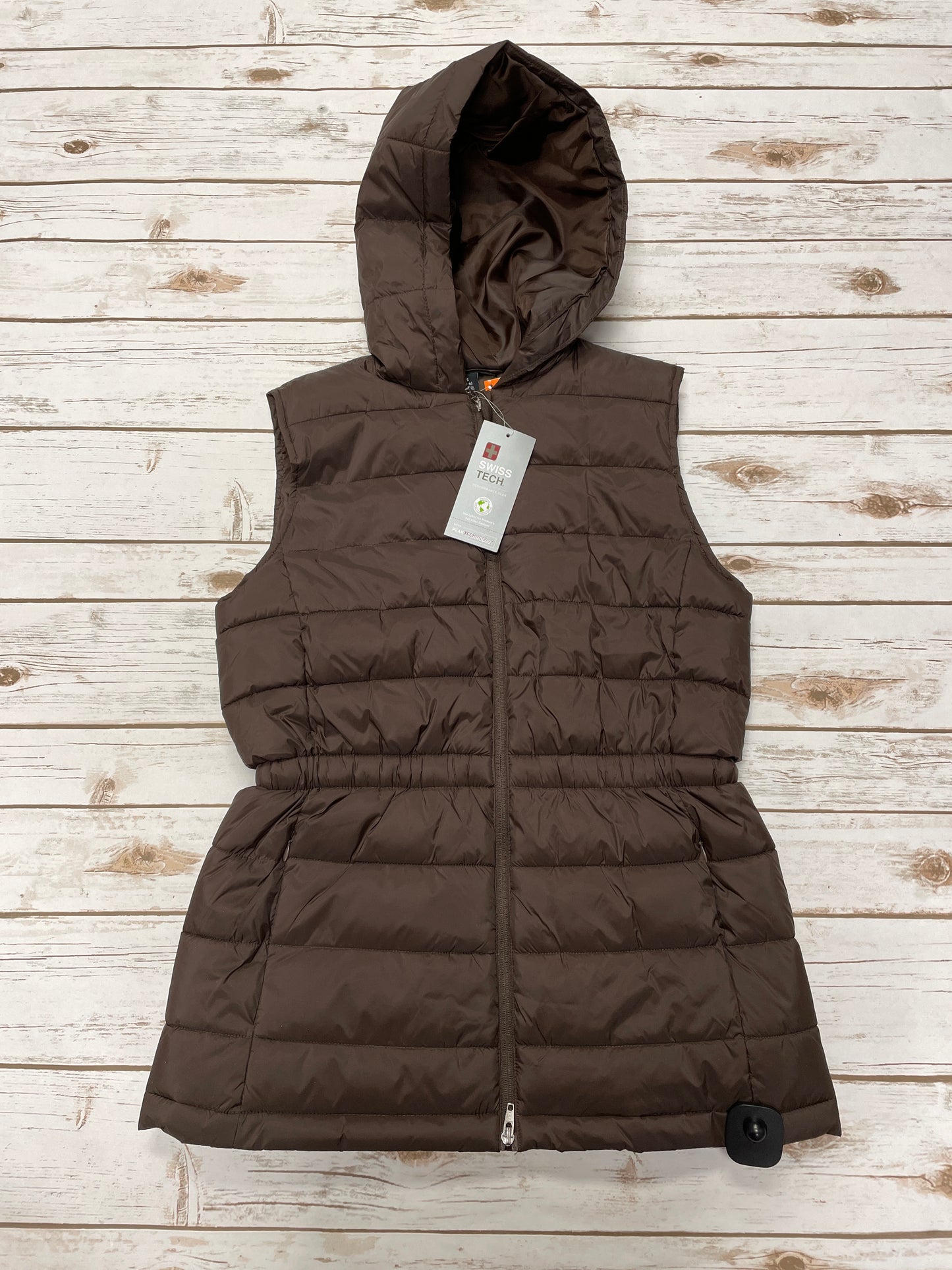 Vest Puffer & Quilted By Cme In Brown, Size: S