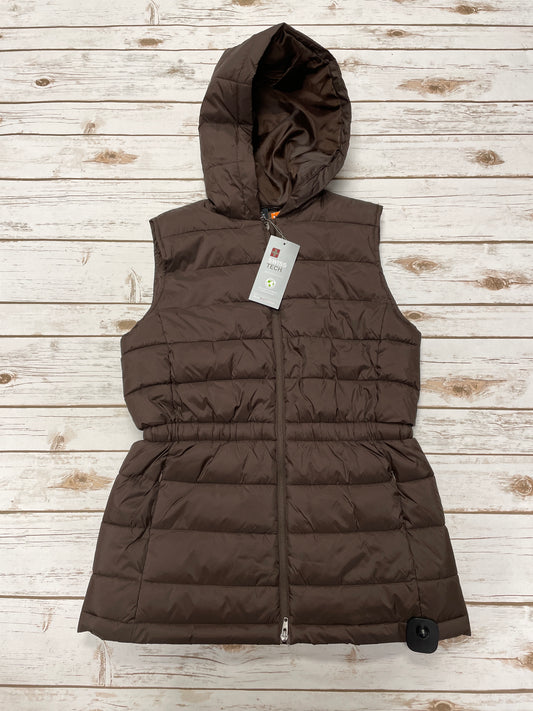 Vest Puffer & Quilted By Cme In Brown, Size: S
