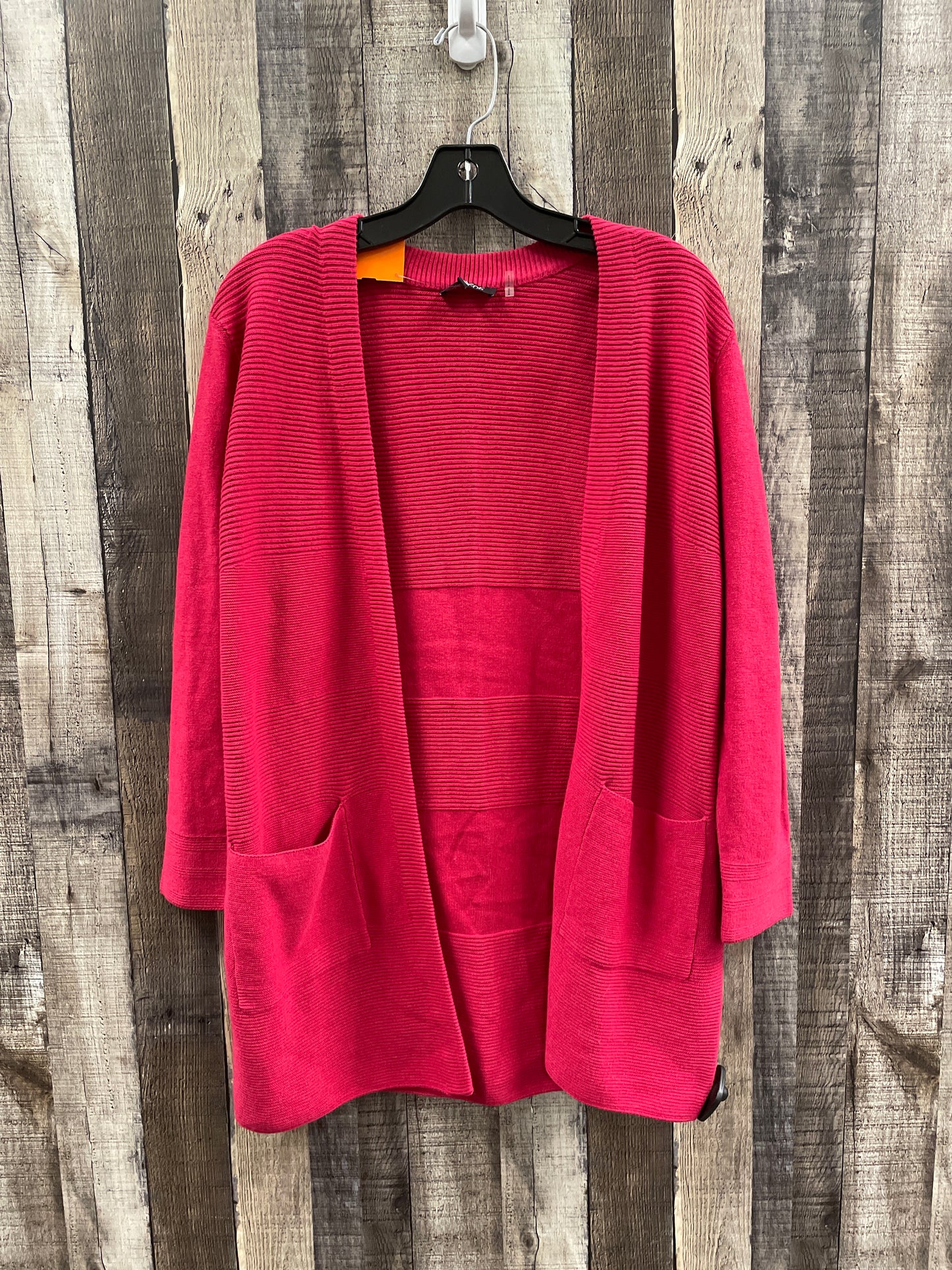 Sweater Cardigan By Nic + Zoe In Pink, Size: S