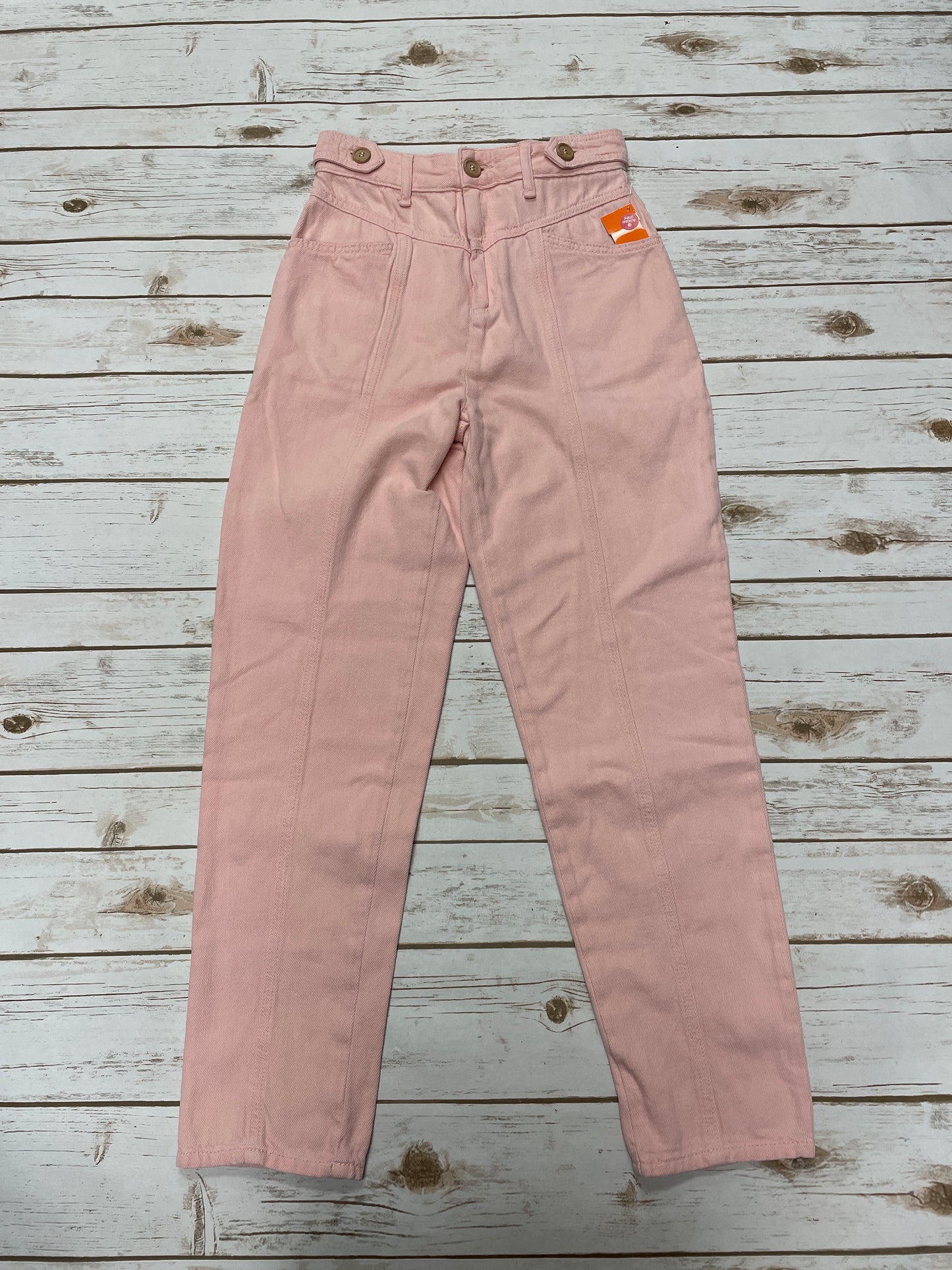 Pants Cropped By We The Free In Pink, Size: 2