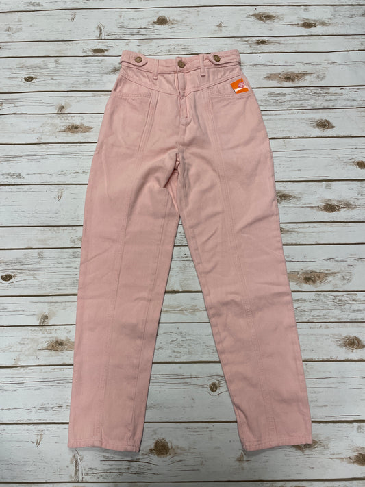 Pants Cropped By We The Free In Pink, Size: 2