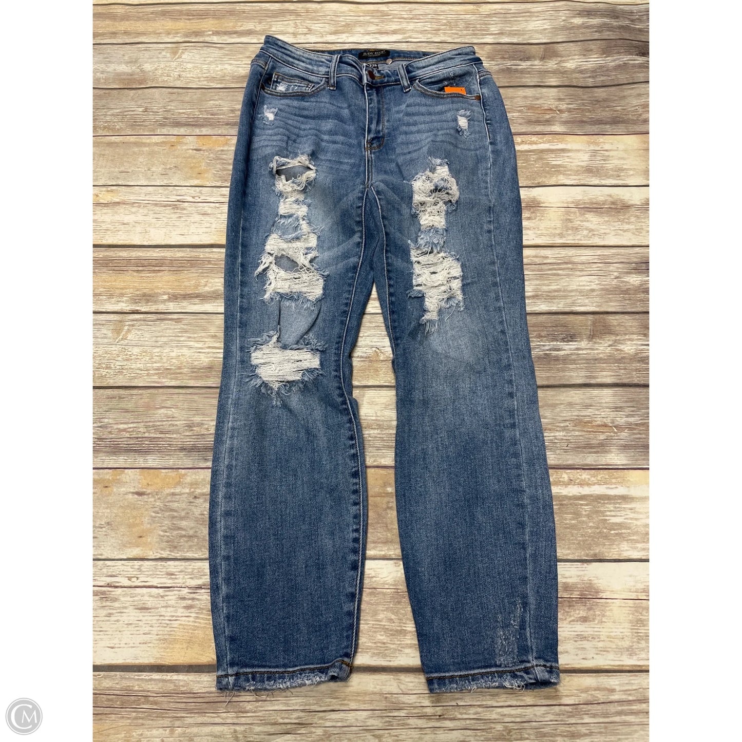 Jeans Boyfriend By Judy Blue In Blue Denim, Size: 6