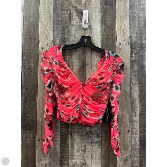 Top Long Sleeve By Free Press In Multi-colored, Size: S