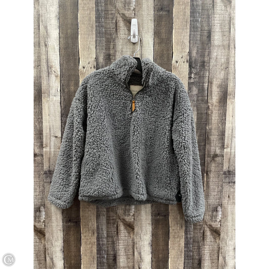 Jacket Faux Fur & Sherpa By Thread And Supply In Grey, Size: Xs