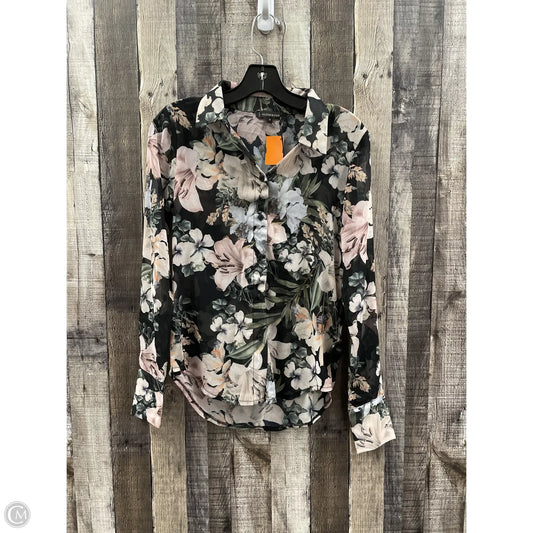 Top Long Sleeve By Olivaceous In Floral Print, Size: S