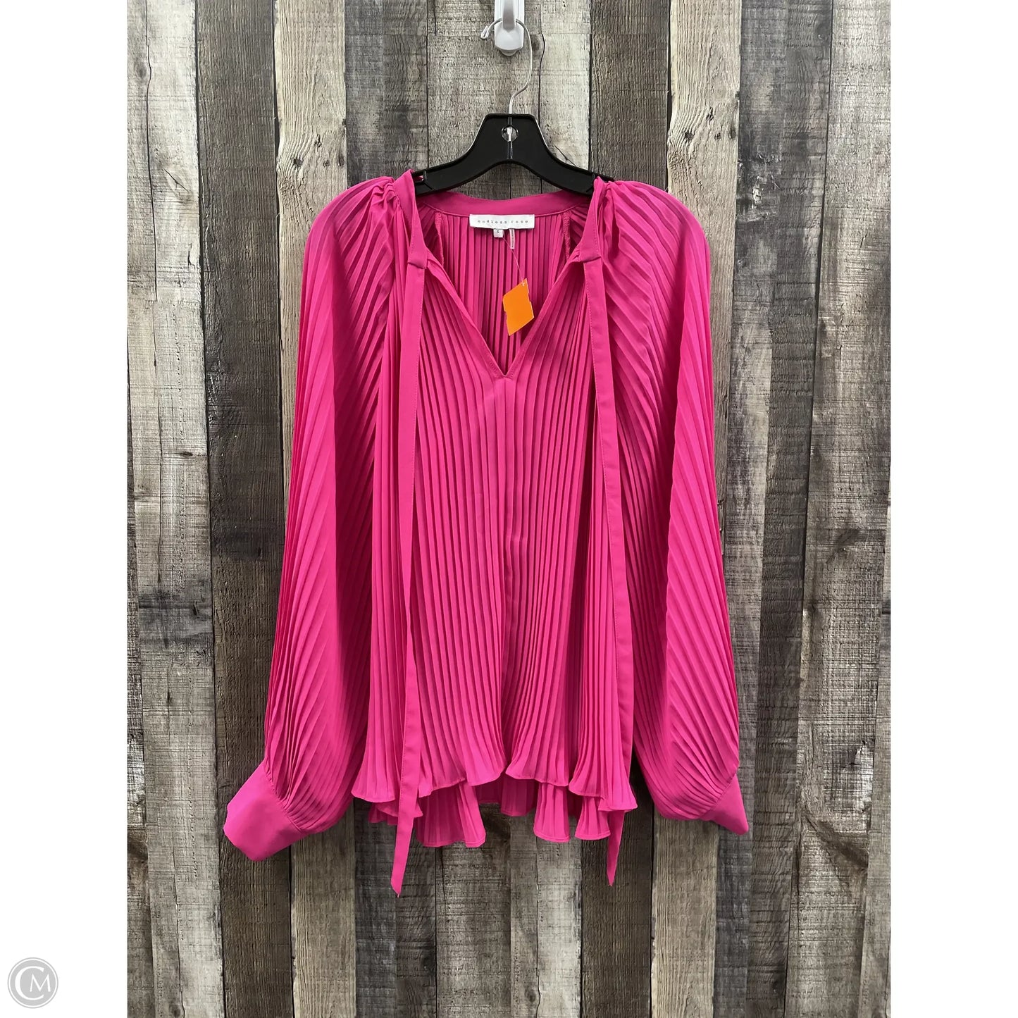 Top Long Sleeve By Endless Rose In Pink, Size: S
