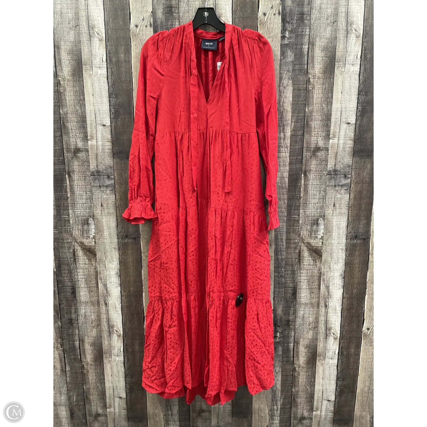 Dress Casual Maxi By Maeve In Red, Size: S