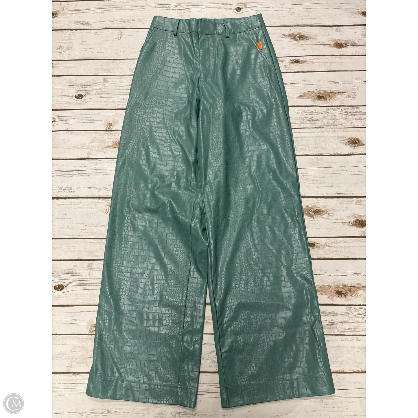 Pants Wide Leg By Cme In Green, Size: 4