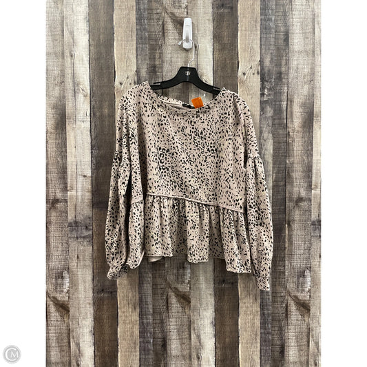 Top Long Sleeve By Fate In Multi-colored, Size: M