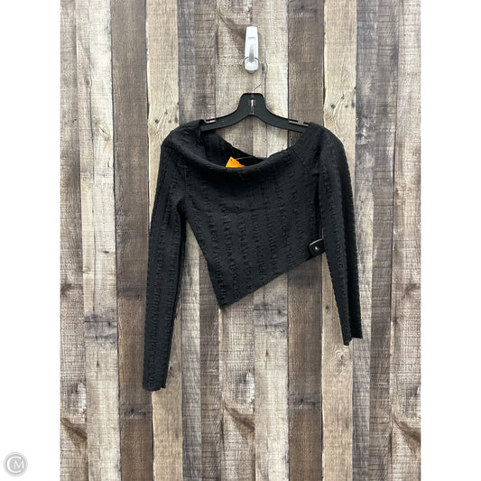 Top Long Sleeve By Shein In Black, Size: Xs