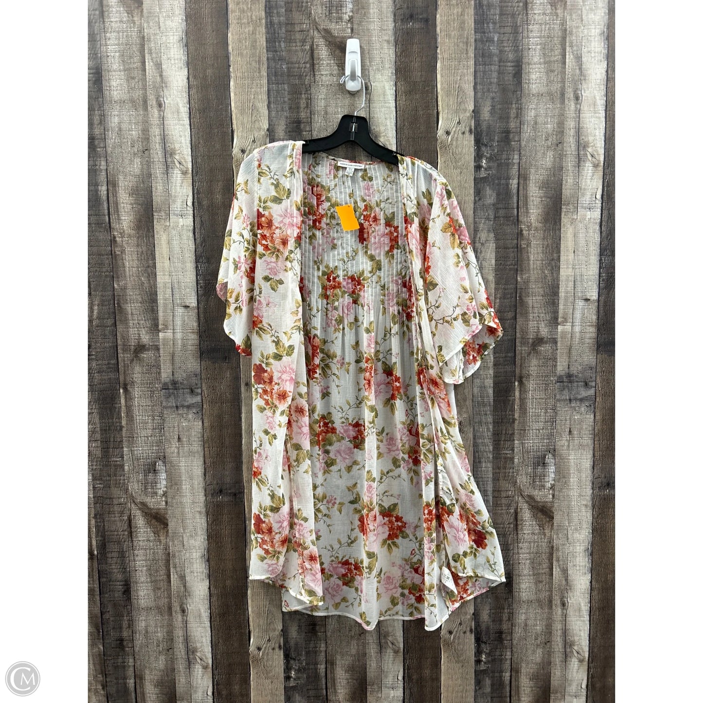 Kimono By American Eagle In Floral Print, Size: Xs