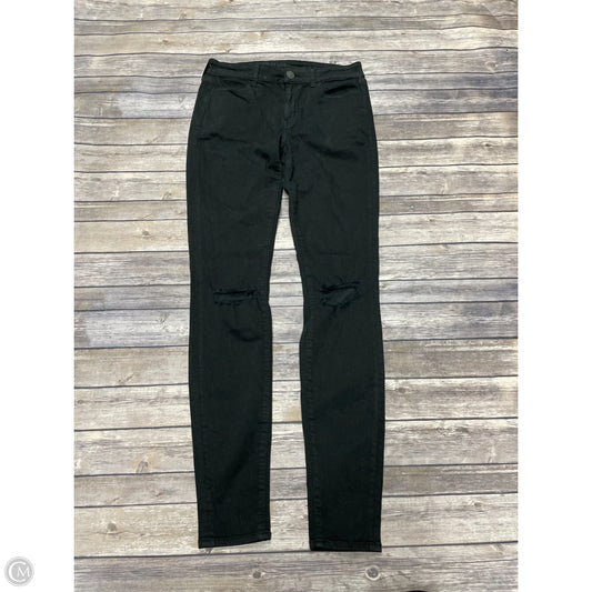 Jeans Jeggings By American Eagle In Black Denim, Size: 8
