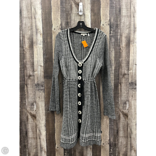 Dress Casual Midi By Tyler Boe In Black & White, Size: Xl