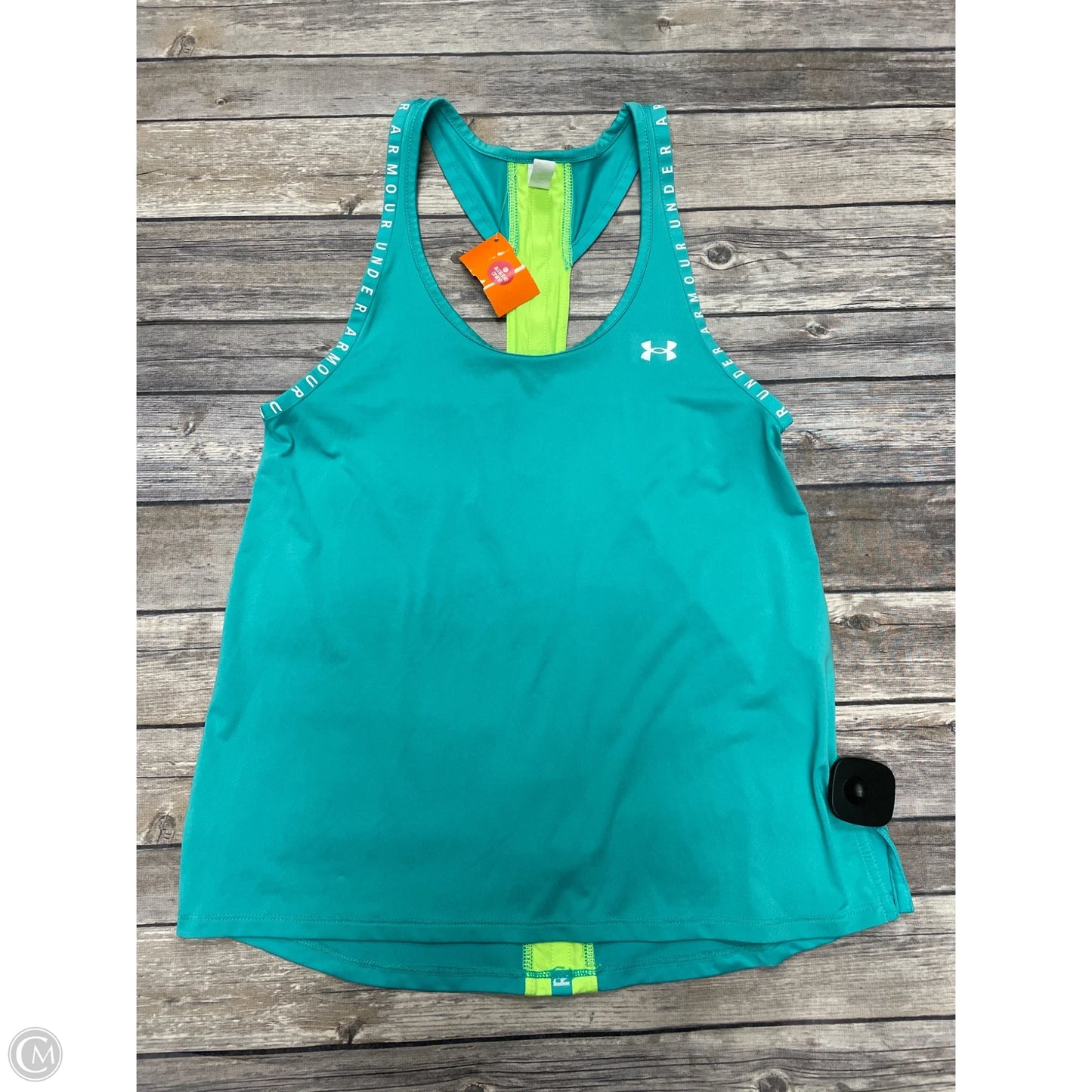 Athletic Tank Top By Under Armour In Green, Size: Xs