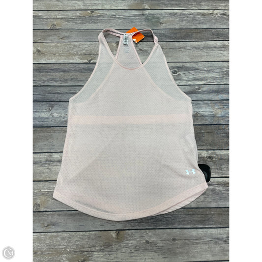 Athletic Tank Top By Under Armour In Pink, Size: Xs