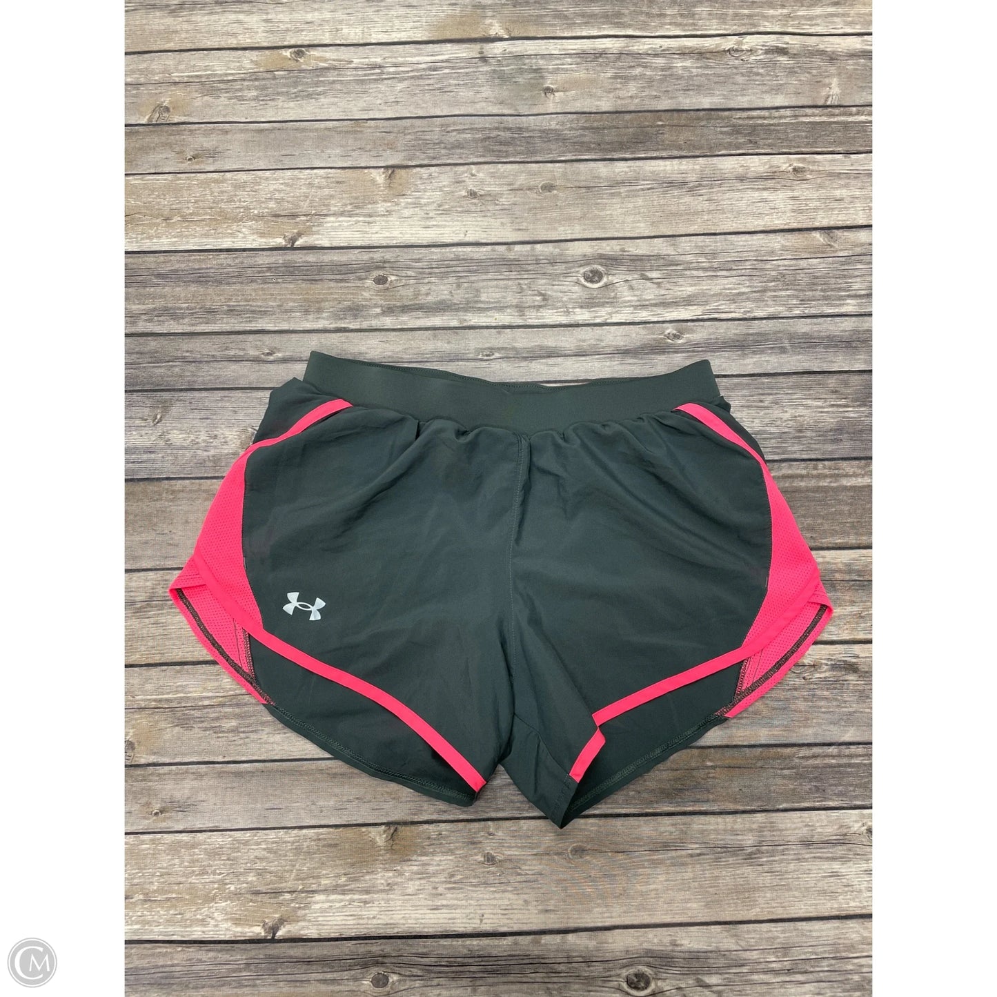 Athletic Shorts By Under Armour In Grey & Pink, Size: S