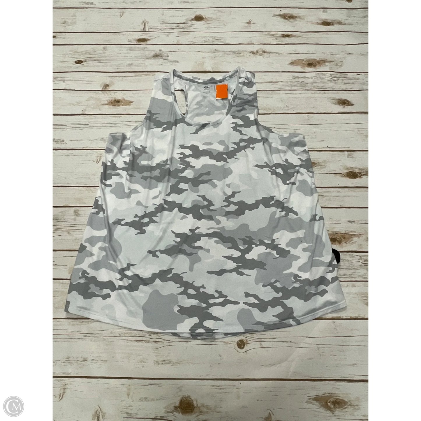 Athletic Tank Top By Athletic Works In Camouflage Print, Size: Xxl