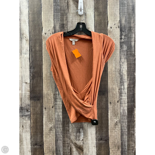 Top Sleeveless By Banana Republic In Orange, Size: S