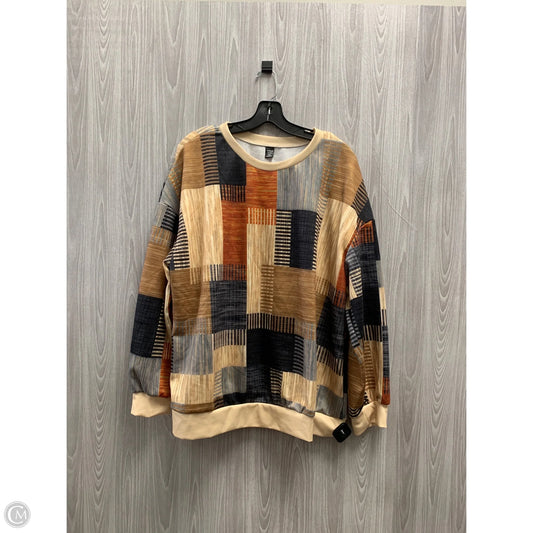 Top Long Sleeve By Shein In Multi-colored, Size: 1x