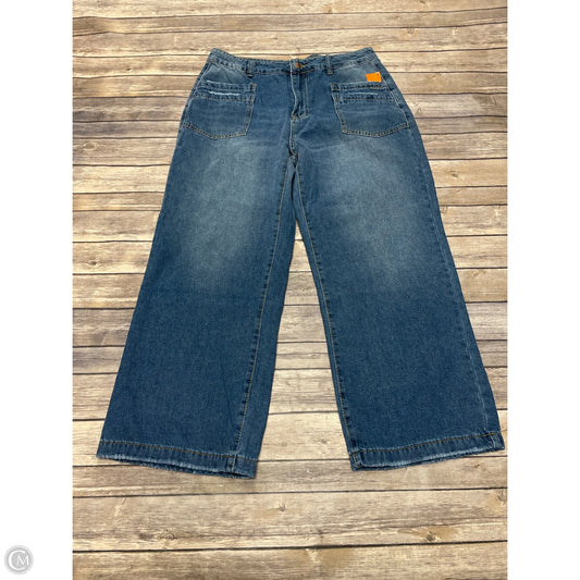 Jeans Straight By Cmf In Blue Denim, Size: Xl