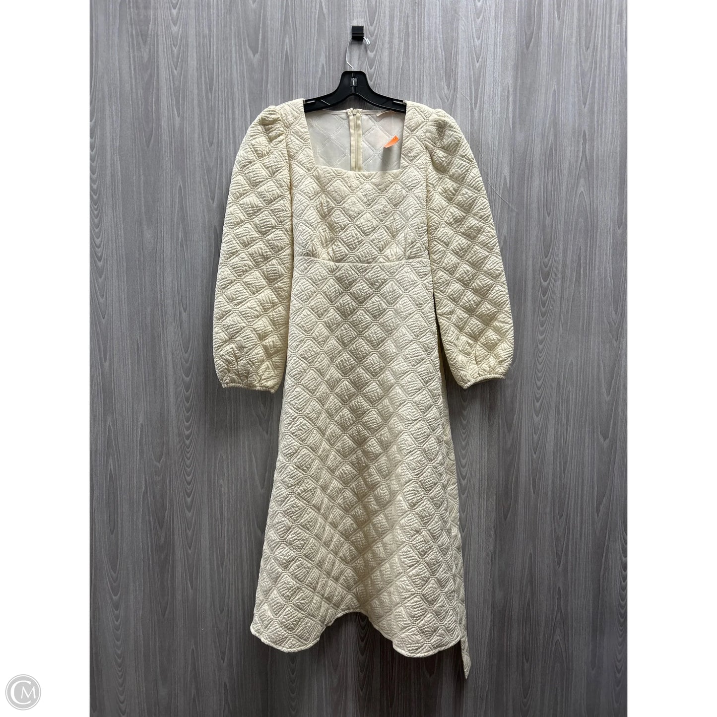 Dress Party Midi By Cme In Ivory, Size: S