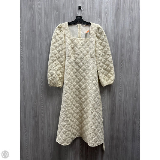 Dress Party Midi By Cme In Ivory, Size: S