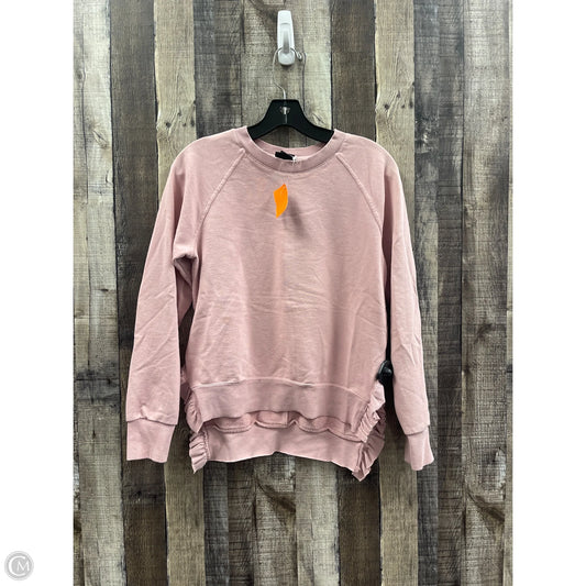 Sweatshirt Crewneck By Who What Wear In Pink, Size: S