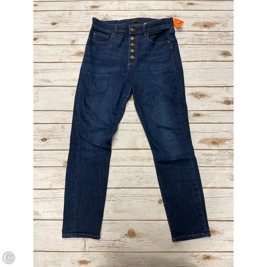 Jeans Skinny By Ann Taylor In Blue Denim, Size: 6