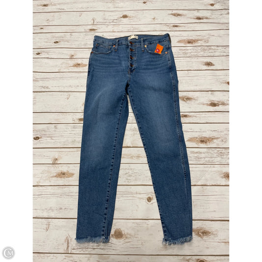 Jeans Straight By Madewell In Blue Denim, Size: 12