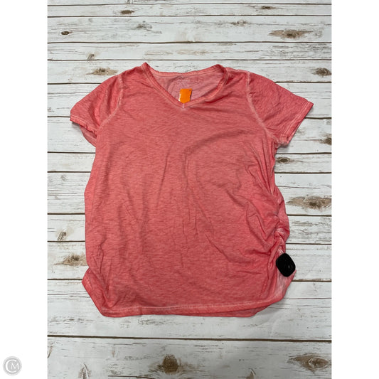 Top Short Sleeve By Lane Bryant In Orange, Size: 3x