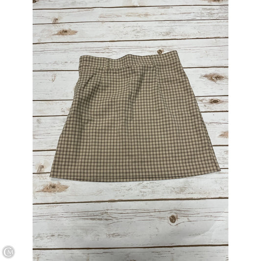 Skirt Mini & Short By Divided In Tan, Size: 6