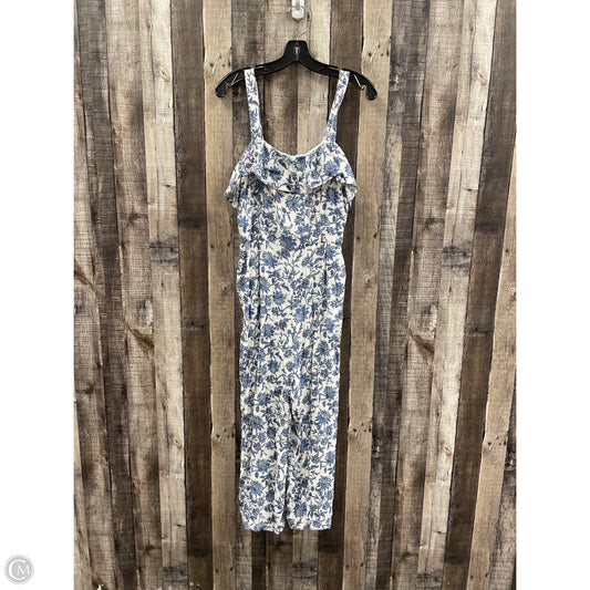 Jumpsuit By Loft In Blue & White, Size: S