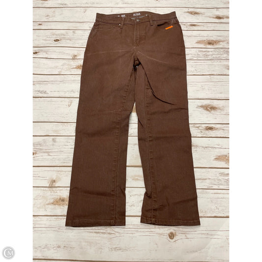 Jeans Straight By Ana In Brown, Size: 10