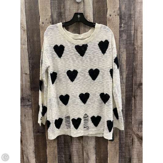 Sweater By Cmf In Black & White, Size: M