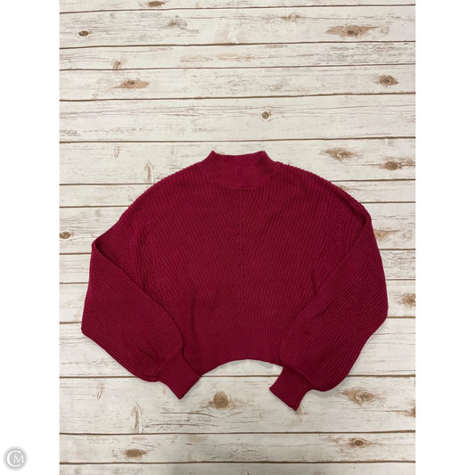Sweater By Forever 21 In Maroon, Size: M