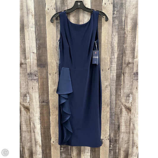 Dress Casual Midi By Chaps In Navy, Size: S