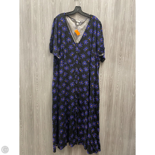 Dress Casual Maxi By Ava & Viv In Multi-colored, Size: 3x