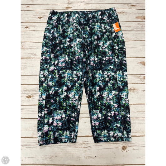 Athletic Capris By Rbx In Multi-colored, Size: 3x