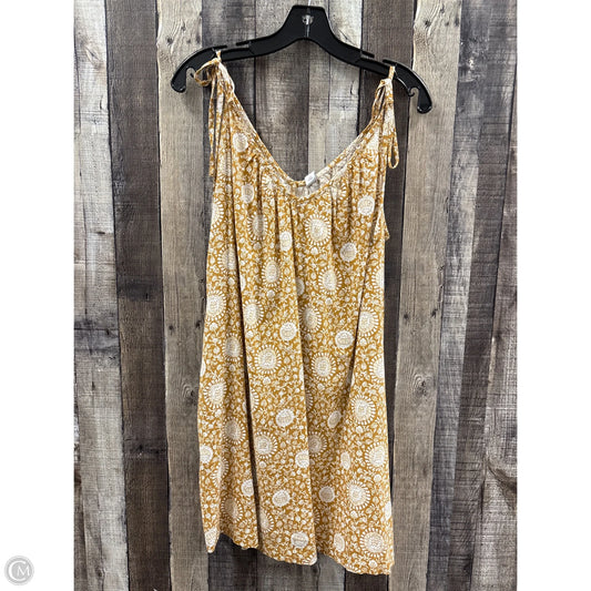 Top Sleeveless By Old Navy In Gold, Size: S