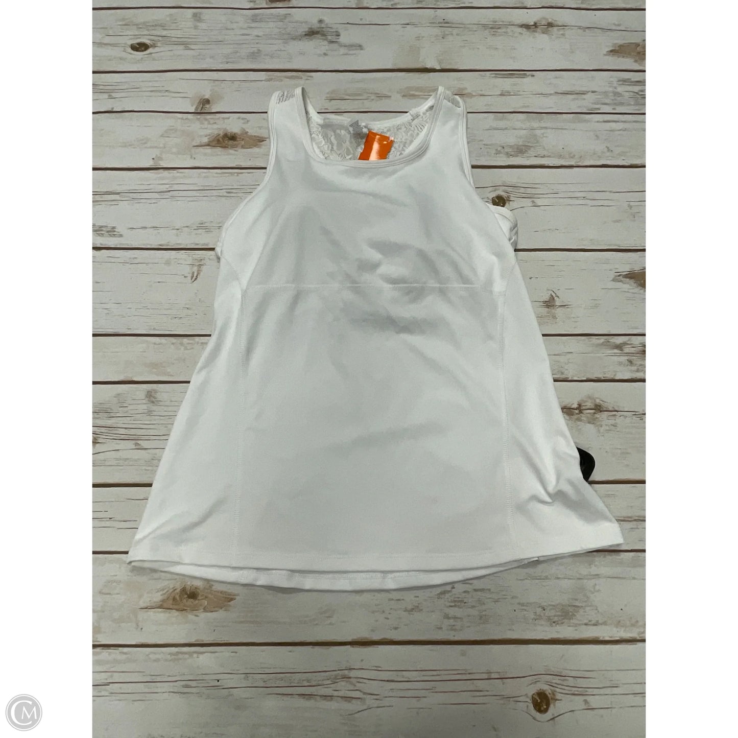 Athletic Tank Top By Fila In White, Size: M